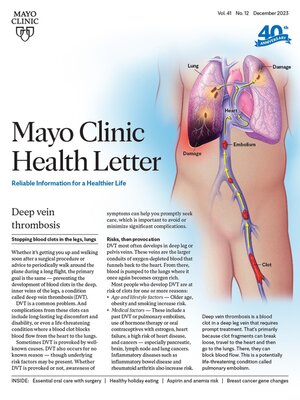 cover image of December 2023. Mayo Clinic Health Letter